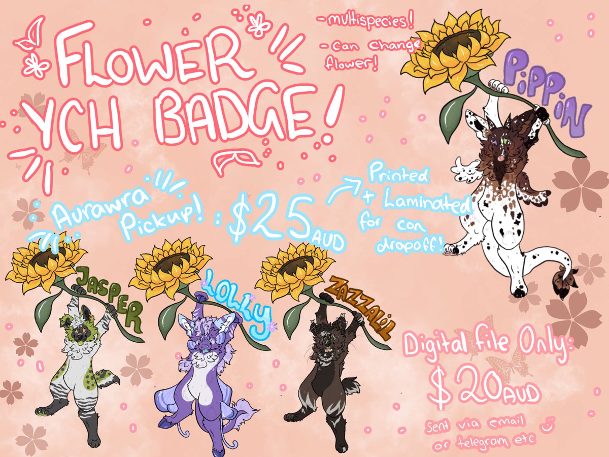 stravaiig's tweet photo. opening some cute lil ych badges for con drop off or digital file only if anyone’s keen! will be laminated and printed :3 #aurawra https://t.co/L7ScHfVlnR