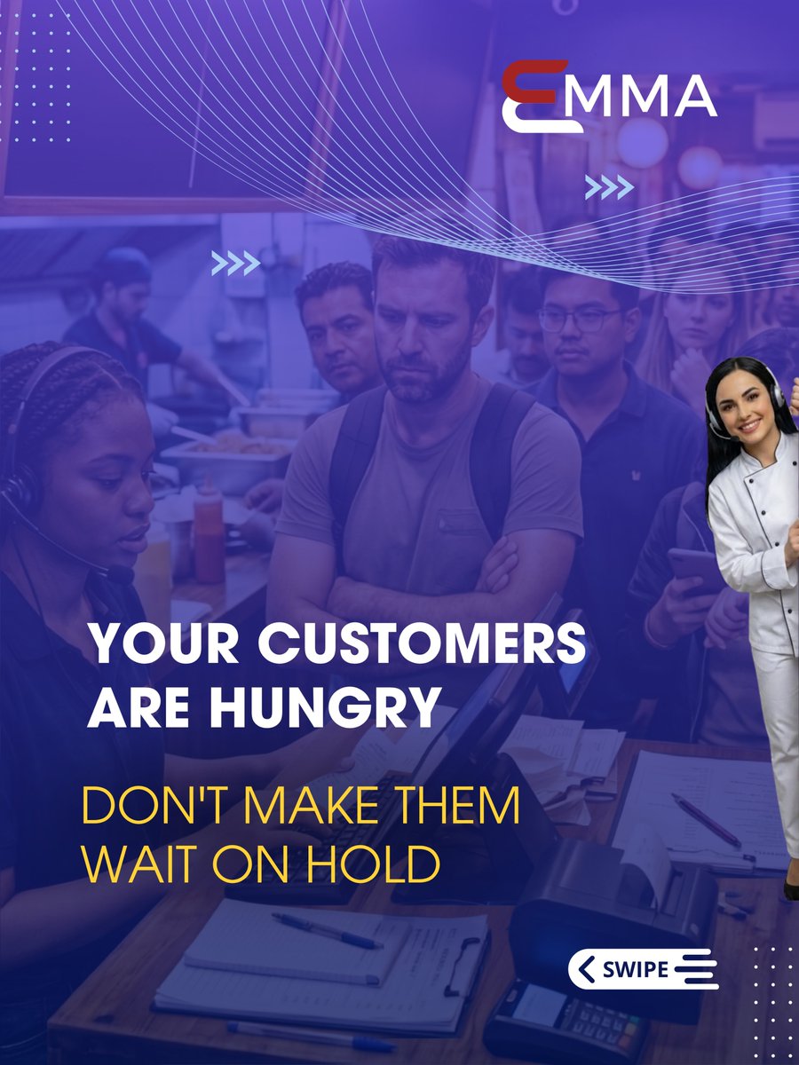 HiEmmaAI's tweet photo. From "I'd like to order" to "Would you like a combo?"
Emma turns conversations into higher response!

#VoiceAI #RestaurantTechnology #AIOrdering #CustomerExperience #Upselling https://t.co/w8gYqbsly3