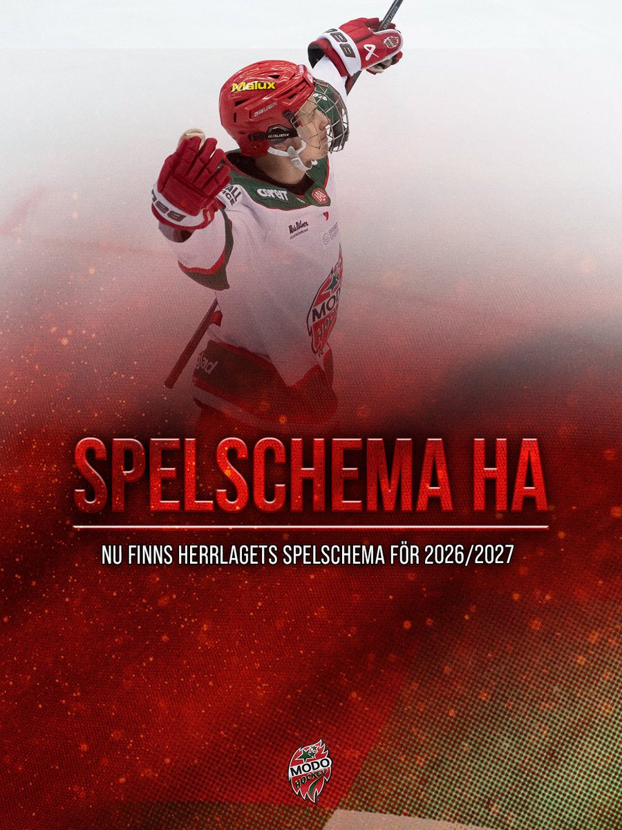 MoDo_Hockey's tweet photo. 🗓️✔️👌

Spelschemat för HockeyAllsvenskan är nu offentlig handling och vi förbereder oss självfallet för 26 slutsålda hemmamatcher. 

ℹ️🔗 https://t.co/G2wcCZeZss

#modose https://t.co/GRs7VXu7Ub
