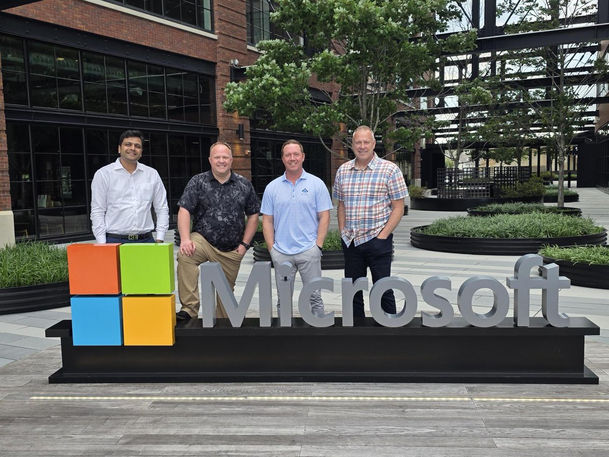 IFITech's tweet photo. Great discussions at the Microsoft Atlanta office! Puneet Bajaj, Travis Rickford, David Carlson &amp; Paul Daugs from IFI Techsolutions connected with industry leaders to explore AI, cloud innovation, and digital transformation.

#IFITechsolutions #Microsoft https://t.co/oCQLPoBcxW
