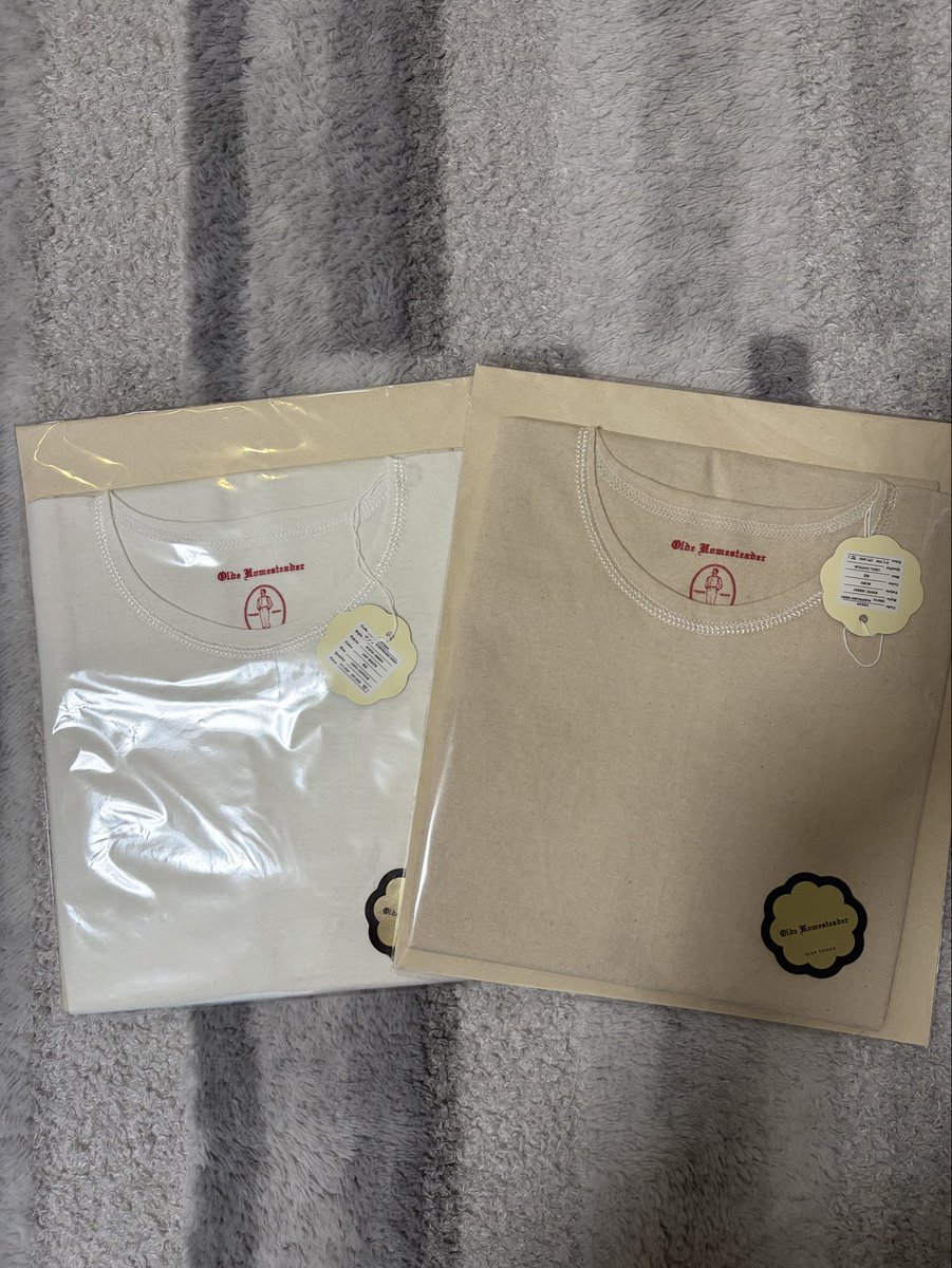 bm_bmth's tweet photo. 〈購入品29〜33〉
インナーで必要なものを買い足し。特にムコVはシャツの中にいるやつで運良く分納に出会えて購入。

#KANEMASAPHIL. 18G Wool Pack Tank
#ULTERIOR TUBULAR TANK TOP
#OldeHomesteader Ex. "RUSTIC JERSEY" SLEEVELESS SHIRT
#MAATEEandSONS ムコV https://t.co/3yArVeTuov
