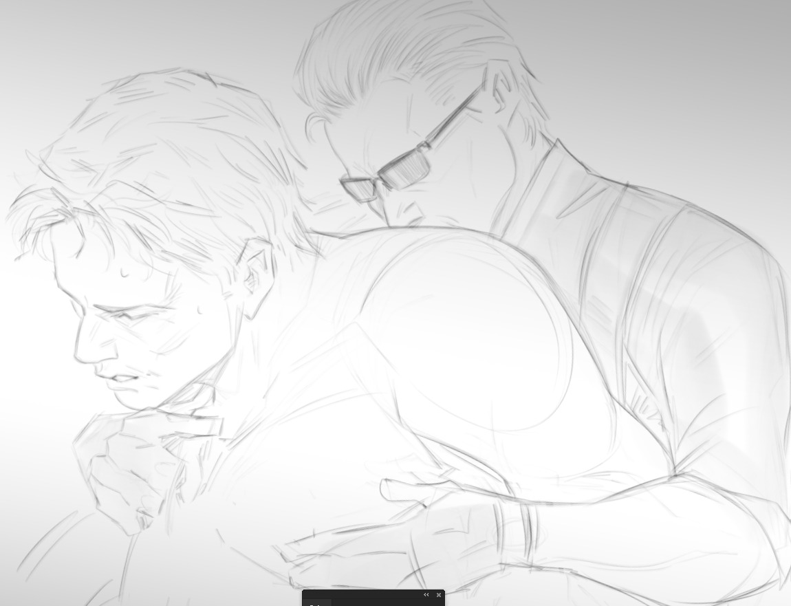poreyneel's tweet photo. omg #chrisker sketches (I will stop soon I swear) https://t.co/4CII3gMOzI