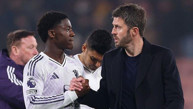 MUFCMattersChan's tweet photo. 🗣️Mainoo on whether he owes his World Cup selection to Carrick:  

“Absolutely, and I TOLD him I was very grateful to him, because if he hadn't given me a CHANCE to play, I wouldn't be here today.  #MUFC

 [@MUnitedFR] https://t.co/cEF0lqsjyq