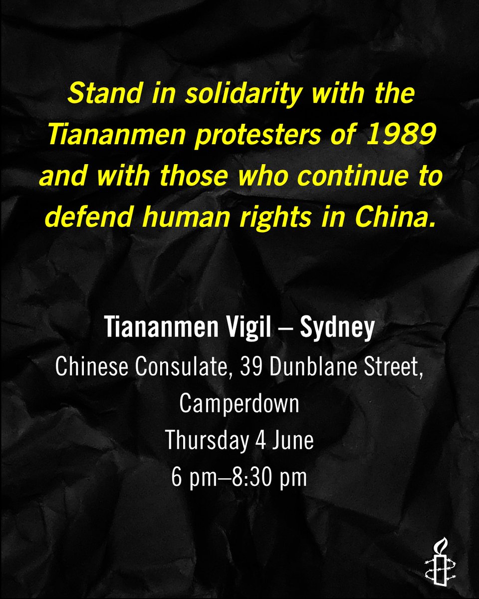 hkdc_us's tweet photo. Good to see @amnestyOz w/ help of @badiucao advocating for #HongKong #PoliticalPrisoners Chow Hang-tung &amp; Lee Cheuk-yan on the 37th anniversary of the #TiananmenMassacre. They deserve to be well-known worldwide &amp; will be remembered at the Sydney #June4 vigil at Chinese consulate. https://t.co/Co6nXqojdt