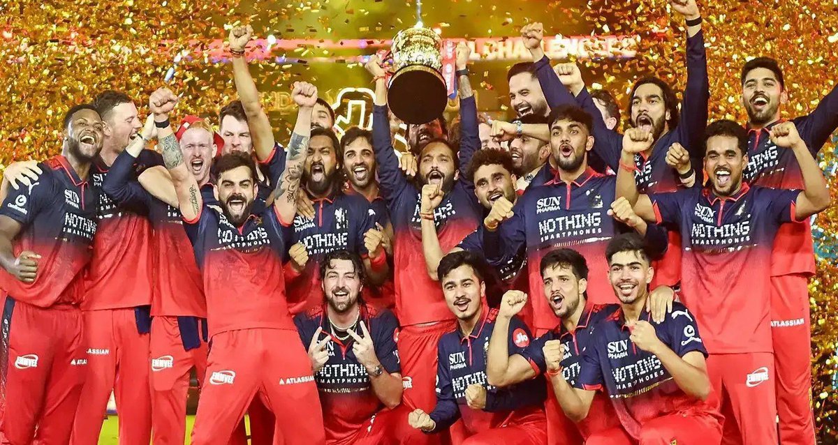 CricketCentrl's tweet photo. 🚨 IPL TEAMS VALUATIONS AFTER IPL 2026 🚨

• Royal Challengers Bangaluru: 2327 Cr.
• Mumbai Indians: 2094 Cr.
• Chennai Super Kings: 2033 Cr.
• Kolkata Knight Riders: ₹1918 Cr.
• Sunrisers Hyderabad: ₹1331 Cr.
• Delhi Capitals: ₹1314 Cr.
• Rajasthan Royals: ₹1262 Cr.
• Gujarat Titans: ₹1227 Cr.
• Punjab Kings: ₹1219 Cr.
• Lucknow Super Giants: ₹1054 Cr.