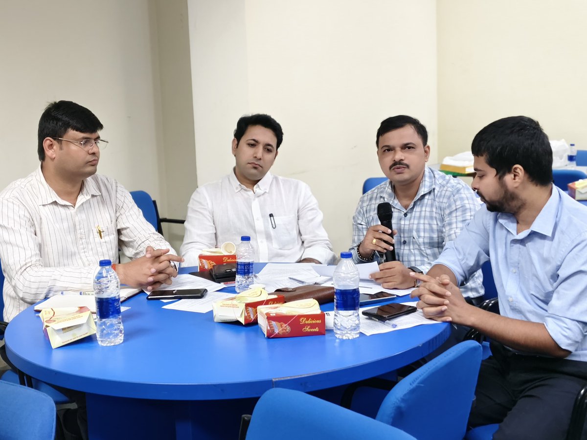 PIBodisha's tweet photo. An #IMPCC meeting was organized by PIB Bhubaneswar at NABM Campus, where officials/representatives of Central Government departments shared key achievements, flagship initiatives and public outreach efforts focusing on the campaign marking 12 Years of Central Government. https://t.co/RKyw6krCTE