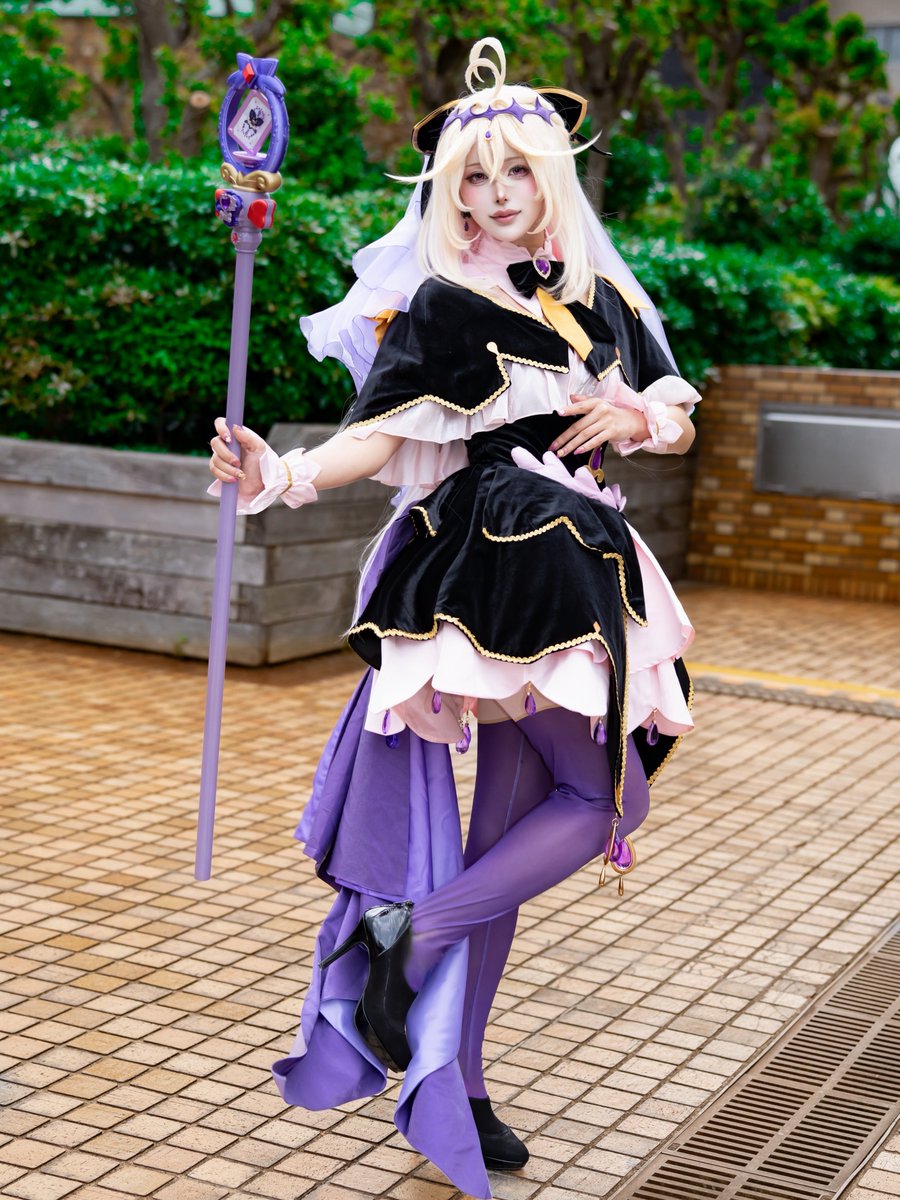 Naga__camera's tweet photo. 【cosplay】
名探偵プリキュア! 
                     / キュアアルカナ・シャドウ

 KURUMI 様
( @9Ru_Me )

#コスプレ
#池アコ
#名探偵プリキュア 
#キュアアルカナシャドウ https://t.co/bzexbBli1Z