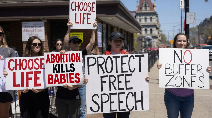 LifeNewsHQ's tweet photo. VICTORY!

Pro-Life groups have stopped Kathy Hochul!

Pro-life advocates scored a key legislative victory as New York’s state budget, blocking Hochul's desperate attempt to impose buffer zones around abortion facilities that would have restricted pro-life free speech to pray or protest.

The final budget excluded abortion facilities from the buffer zone measure that had originally applied to both houses of worship and abortion facilities.

Nina Van Valkenburgh, chair of the board of directors of New York State Right to Life, celebrated the pro-life win!

“After much negotiation, the budget was finally passed last week, and, while it certainly was far from perfect, our lobbying efforts helped in the removal of two particularly egregious provisions."

“In the final version, abortion facilities were not included,” she said.  “We at New York State Right to Life are grateful that this provision cannot be weaponized against pro-lifers standing for life outside  abortion facilities.”

The win helps ensure that pro-life Americans are not jailed for praying or protesting near abortion businesses.

The second provision removed from the budget would have “enshrined a repudiation of parental rights in the case of minors getting abortions into law."

“New York State Right to Life opposed this clause, which was ultimately excluded,” she said. “While we must continue to fight for parental rights to be actively recognized, we are glad the New York State Legislature listened to those, including us, who raised their voices  against this further infringement of parents’ right to protect their children from those who would exploit them.”