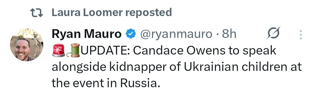 two85ATC250's tweet photo. People blackpilling about Loomer and Russia/Ukraine-

I don't think she can continue doing so, she's now emersed in the pro West anti Russia sphere and will get destroyed. 

People change. Was/is she paid to post things? Who knows. https://t.co/vnngZebbaL