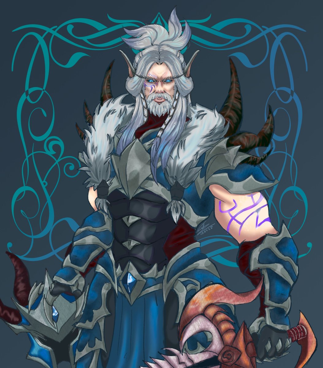 DemoniDar's tweet photo. 🥰🐉Scaly husband🐉🥰
(drawn in 25)
#Warcraftart https://t.co/Q4OfmCTJin