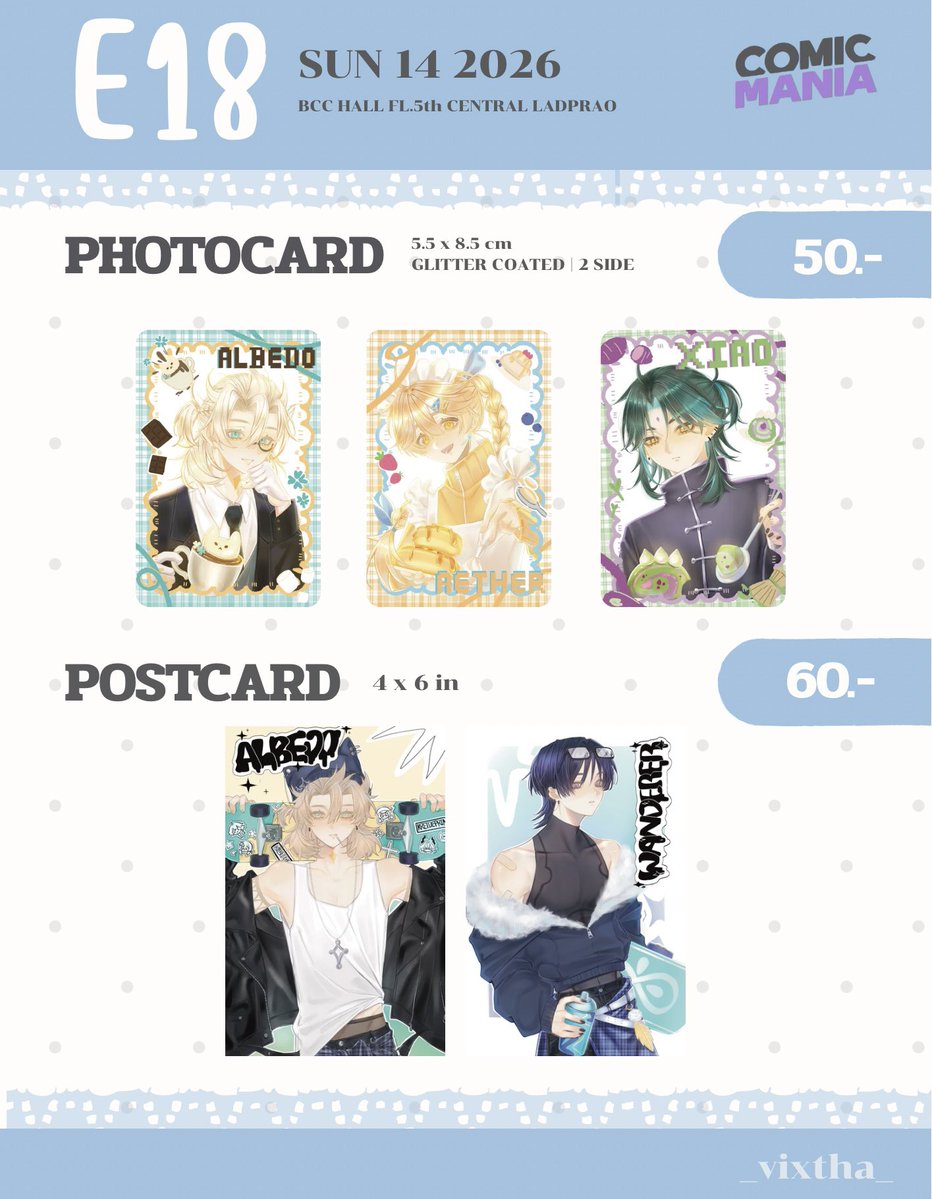 _vixtha_'s tweet photo. ♡RT Appreciated♡
⭐️E18 SUN | 14 June
📍 BCC HALL Fl 5th. Central Ladprao

แวะมาแปะใบเมนู #CM1_SUN มาซื้อกันได้นะคะ

ส่วนใครไม่สะดวกซื้อหน้างาน สั่งพรีผ่าน DM ได้เลยค่ะ(˶˃ ᵕ ˂˶)

#CM1 #ComicMania1 https://t.co/leuGQkfEOs