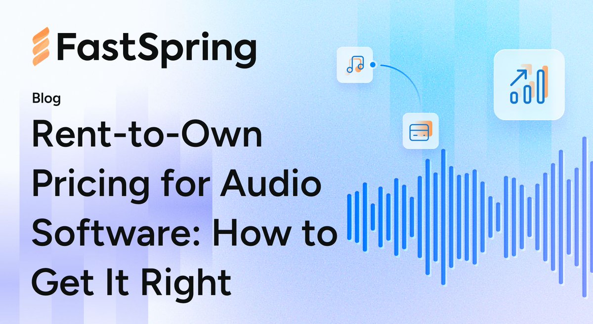 FastSpring's tweet photo. The music production community has been vocal every time a major audio software company tries to push subscriptions. The backlash is real, and well-documented.

Rent-to-own is the model gaining traction and our guide breaks down how it works: https://t.co/26VDx57TXJ https://t.co/2XWZGw2Kwh