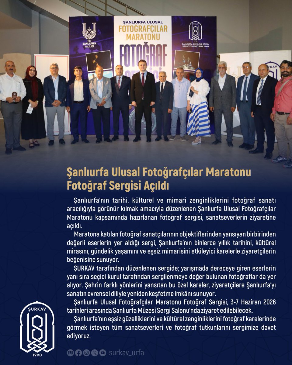 surkav_urfa's tweet photo. Şanlıurfa Ulusal Fotoğrafçılar Maratonu Fotoğraf Sergisi Açıldı

https://t.co/qFGPf0jBOo https://t.co/gwaoU5BHEh