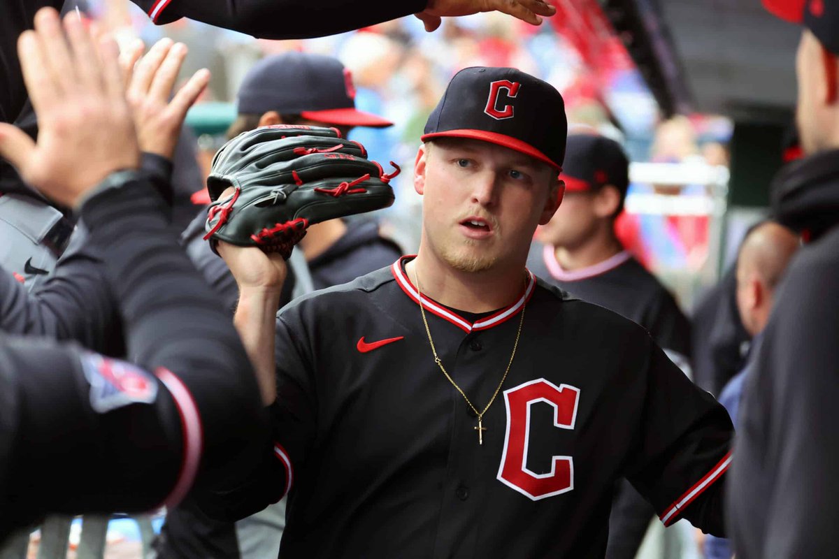 GuardiansNation's tweet photo. Joel Reuter of Bleacher Report ranks Parker Messick No. 3 among MLB rookies, highlighting his strong start, elite changeup, and underlying metrics that point toward sustained success and potential All-Star upside.

"After logging a 2.72 ERA in 39.2 innings over seven starts last season, Messick still had to win a spot in the Opening Day rotation this spring. Now he looks like a legitimate All-Star candidate, and his 3.02 FIP and an elite 44.7 percent whiff rate on his changeup both point to sustainable success."

(https://t.co/HbqzXjrUdM)