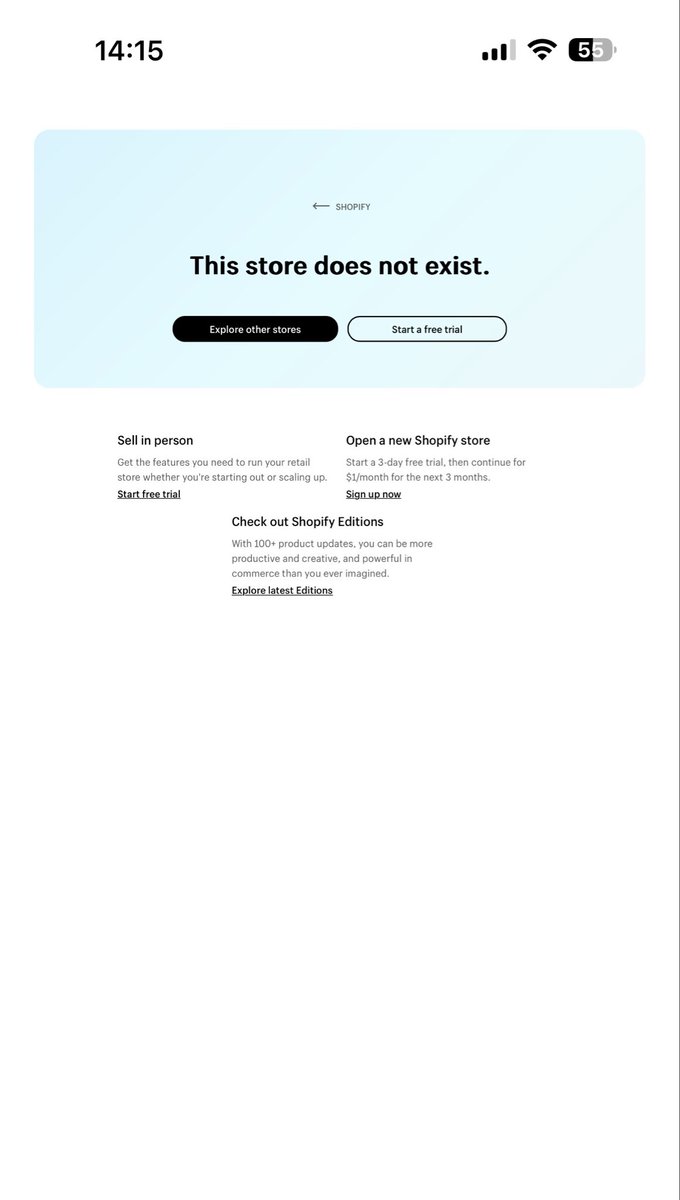 junioredition's tweet photo. @ShopifySupport outage on many stores today - what’s happening? https://t.co/JVtiCnG03P