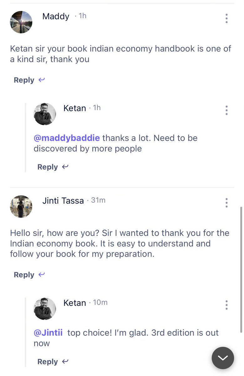 phimaanshu's tweet photo. @Ketanomy joined the app today and he’s already getting aspirant love!

Listing his books on @AspirantAdda_ soon! https://t.co/ViS4NbEwvP