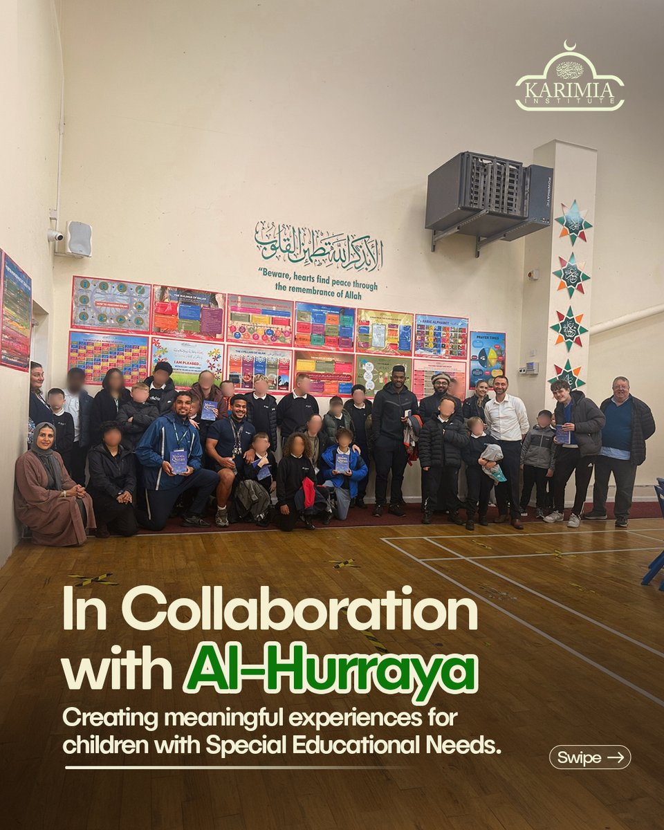 officialkarimia's tweet photo. Welcoming pupils and staff from Westbury School to Masjid Al-Shifa BMCC, in collaboration with Al-Hurriyah.
A day of learning about Islam, the Quran, and prayer, with copies of The Majestic Quran gifted to nine staff members.
#MasjidAlShifa #BMCC #AlHurriyah https://t.co/W1hL3Vk7Lm