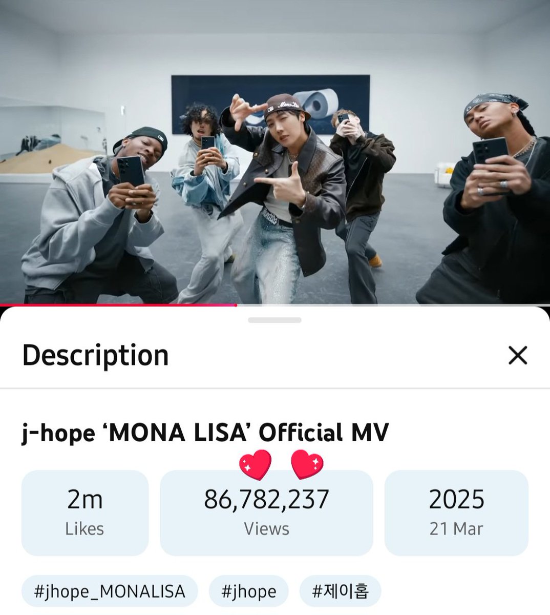 stars7dance's tweet photo. MORE MV needs 80k views to reach 92M!
MONA LISA MV needs 220k views to reach 87M!
Please keep them in your daily rotation🫶🏼 on July 1 it'll be 4 years since MORE MV dropped-let's push🙏
#jhope
#MORE_to100Mviews 
#MonaLisa_to100Mviews
PL (Arirang+More/ML) 🔗https://t.co/LsuU6Zb79M https://t.co/QA5VpGZShM