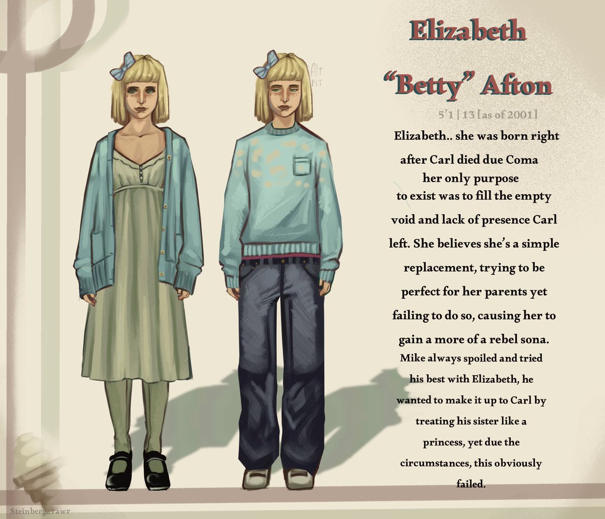 Steinberg_Rawr's tweet photo. Elizabeth Afton
#fnaf #fnafau #aftonfamily https://t.co/Oq0pIrchCd