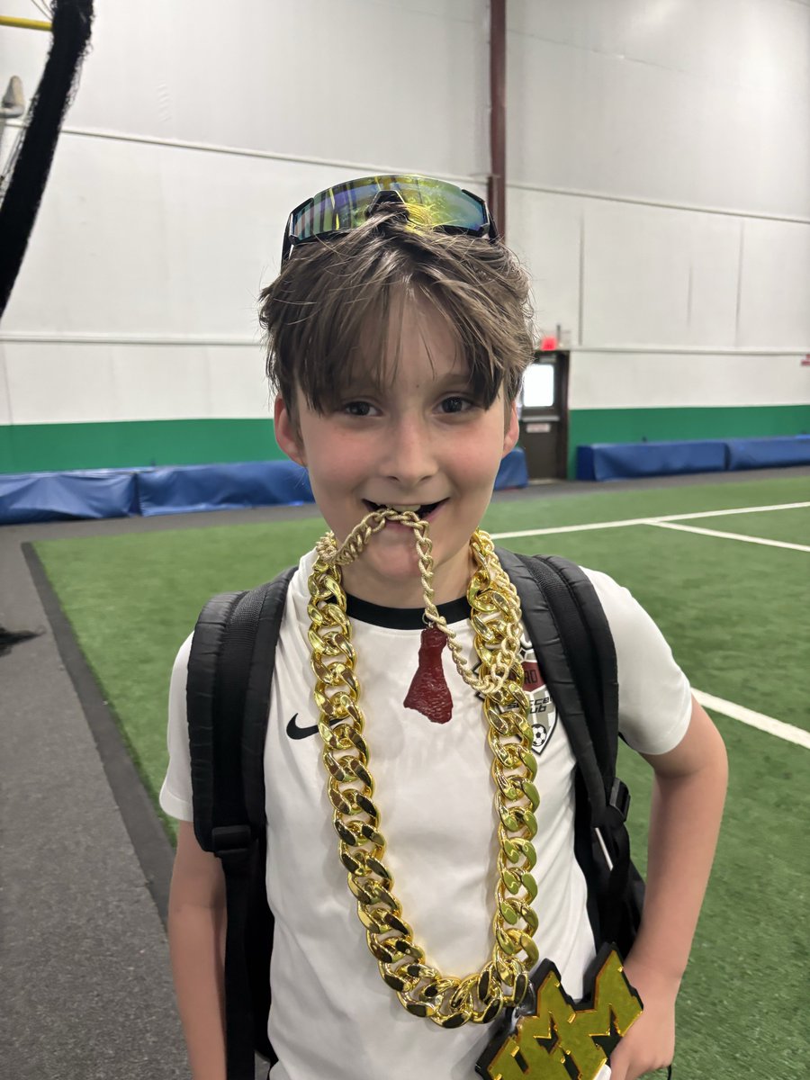 Sabres1682's tweet photo. @herprettybones My son after a game. He won MVP for this game. https://t.co/1pVDeMJkuk