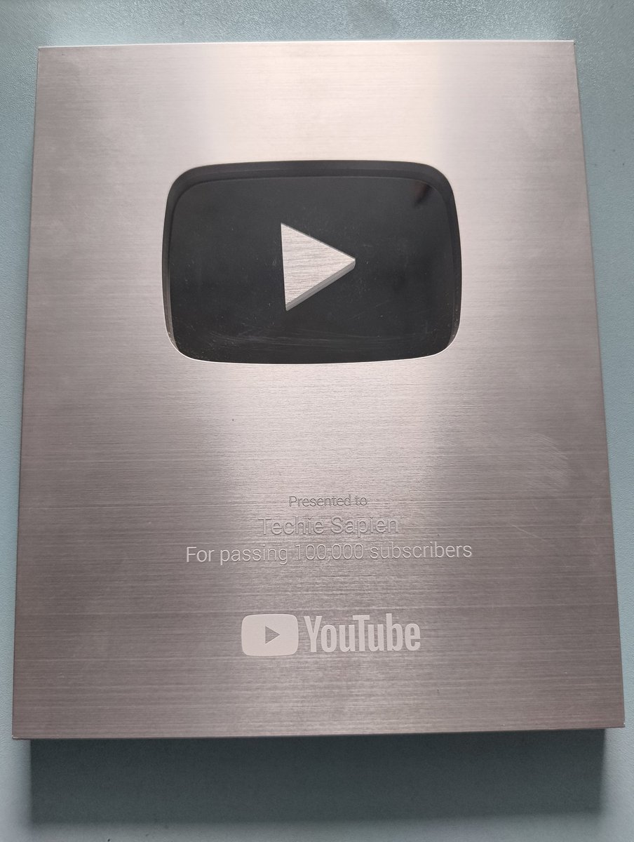 TechieSapien's tweet photo. A passport and a YouTube Silver Play Button.

Both were dreams once❤️ https://t.co/tv1ec49W6X