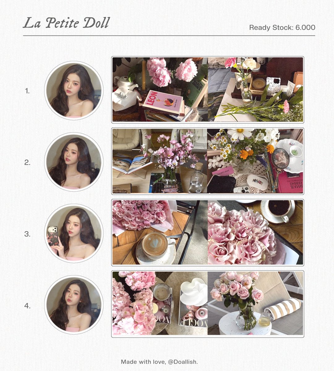 Geimbuy's tweet photo. ㅤㅤ
help      repost,    thankyou  so  much.

petite    doll   collection   :   12   layout 
ready   stock   jang  wonyoung,  price
 on  pict. DM  or tele  for take, ❤︎

—————   #bealanja
ㅤㅤ https://t.co/I3praSAaLr