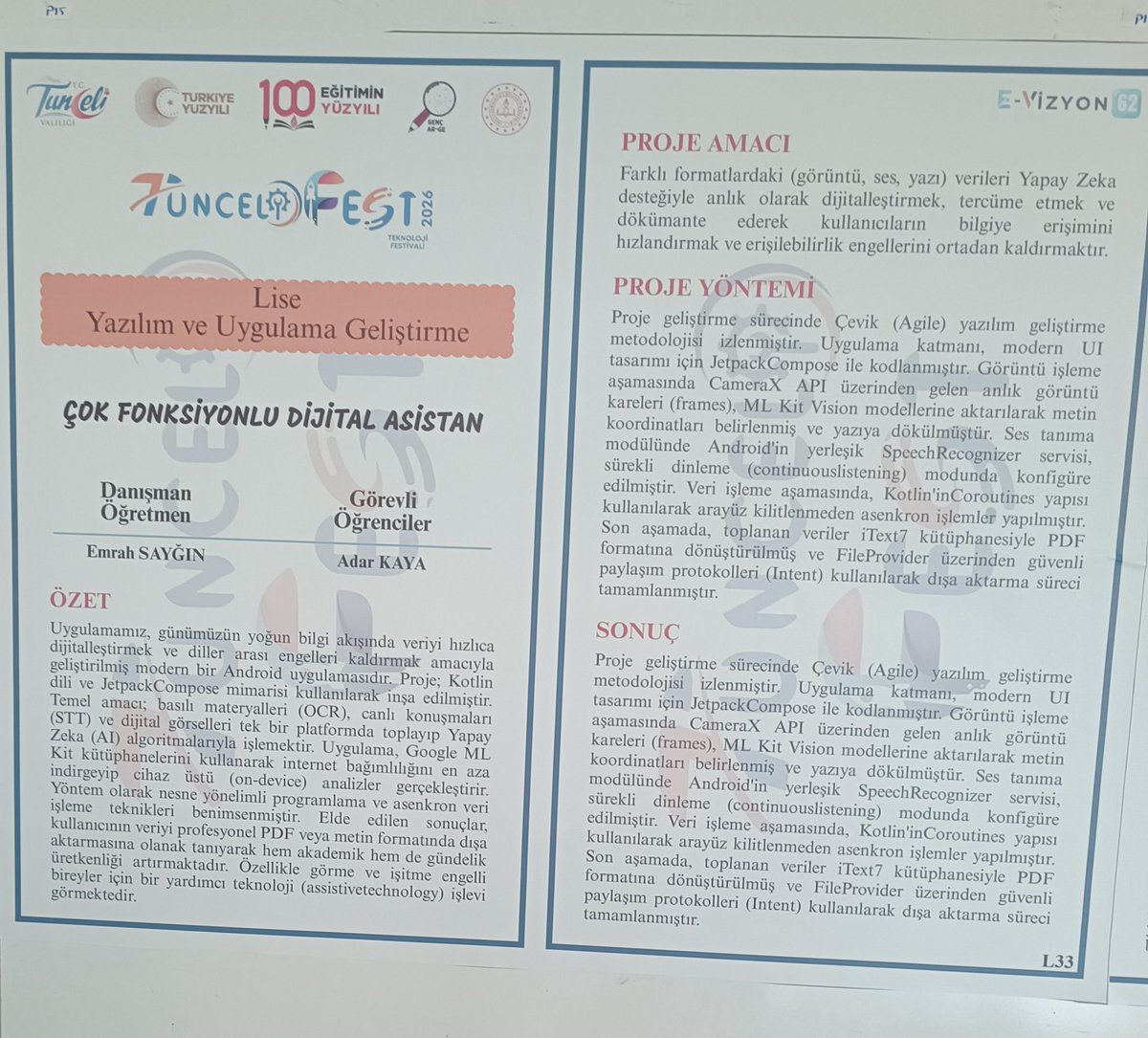 Mesem621's tweet photo. Tunceli Teknoloji Festivalindeyiz. 
 @tcmeb @TunceliValiligi @sefikaygol @Tunceli_MEM @BahameddinK https://t.co/WVe0I6YC2S