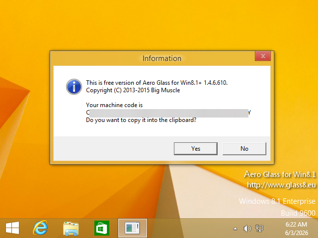 TheBobPony's tweet photo. Remember the OG Aero Glass for Windows 8 to 10 version 1909 by bigmuscle?

Unfortunately due to website being long gone, it's impossible to activate, but good news it can be activated again!

Copy machine ID to get the donation.key!
https://t.co/mucLvUukWe
https://t.co/LW93TM9CZ5

Downloads for original unaltered versions of the Aero Glass for Windows installer:
- Windows 8.0: https://t.co/RaAHhXGYik
- Windows 8.1 and Windows 10 up to Build 10586 (1511, TH2): https://t.co/P4bTZqIGyh 
- Windows 10 Build 14393 (1607, RS1) only: https://t.co/vrODB9Cgv2
- Windows 10 Version 1703 (RS2) to Version 1909: https://t.co/A6jROj2iRw