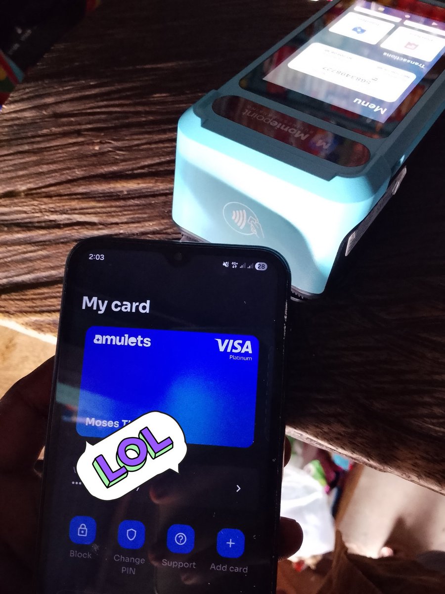 Patbeatx's tweet photo. Successful funded my @amuletslabs.
Loving my card! Used it today for my essentials. It’s simple: spend like usual, get rewarded every time. 
The cashback is solid, and you can get $5 plus 2% extra back in your first 30 days after your first $100 spend. 

@SuperteamEarn https://t.co/tdtKdjIegH