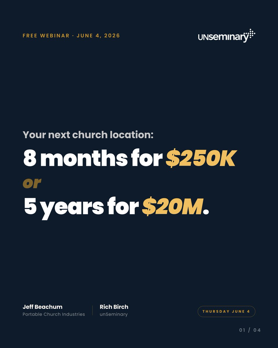 PortableChurch's tweet photo. It’s not vision holding your church back.
It’s the math.
What if your next location could launch in months—not years?
LINK IN BIO! https://t.co/vkWXRKSAL4