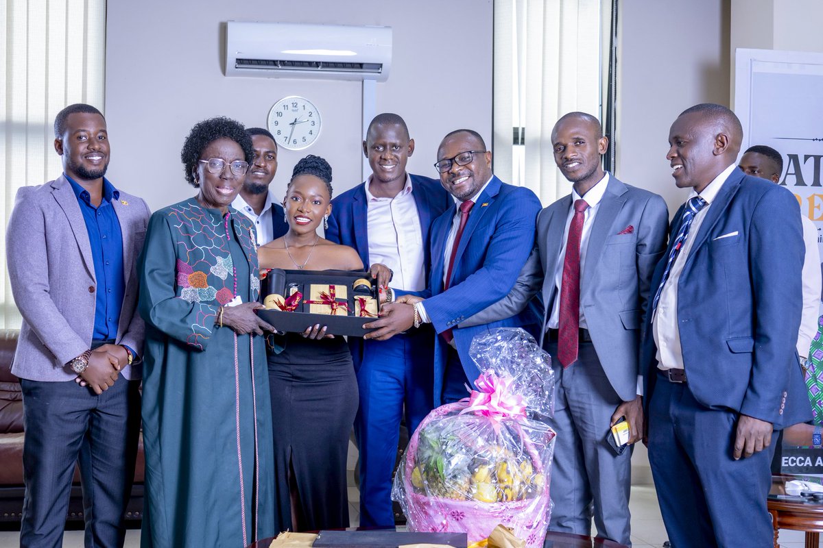 RealBishopsam's tweet photo. It was a  heartwarming moment of friendship and appreciation unfolded yesterday afternoon as Mrs. Monica Ahimbisibwe, accompanied by her friends, surprised the Rt. Hon. @RebeccaKadagaUG, First Deputy Prime Minister and Minister for @meaca_ug, with a special birthday treat.  The thoughtful gesture, complete with a beautifully presented cake and gifts, left the Minister pleasantly surprised and deeply touched. Rt. Hon. Kadaga expressed her sincere gratitude for the kindness, friendship, and love shown by the group, noting that such moments of genuine appreciation make birthdays even more meaningful.

The celebration was filled with warmth, laughter, and shared joy as friends gathered to honor a leader whose dedication to service continues to inspire many.