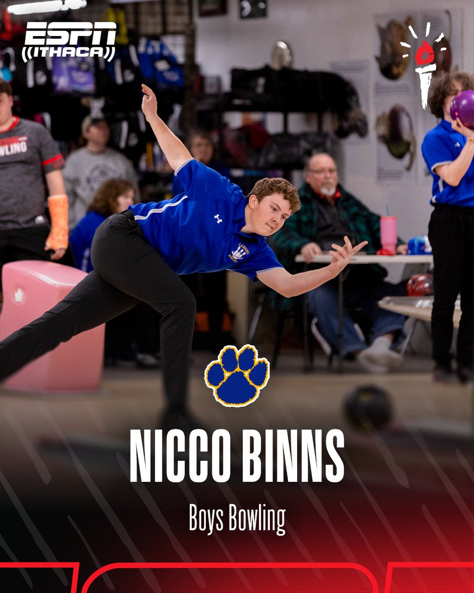 ESPNIthaca's tweet photo. Congratulations to our Winter Season Athlete Award recipients, who will be recognized at the 13th Annual Night of Champions on Sunday, June 14, 2026!

Nicco Binns, Lansing
Calli Marsh, Candor
Anaya Aylesworth, Newark Valley
Koen Anderson, Ithaca https://t.co/PmW9ZSY34k