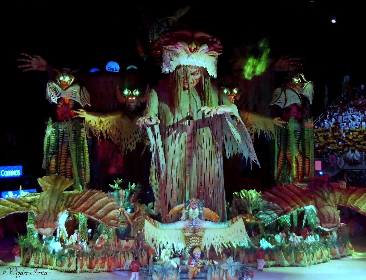 Wigder's tweet photo. Da Série: “Festival Folclórico de Parintins"
Boi-Bumbá Garantido 2018
Segunda noite de apresentação
Tema: "Auto da Resistência Cultural"
A fantástica Lenda Amazônica "Matintaperê"
Alegoria do artista Roberto Reis e equipe
Parintins, Amazonas, Brasil
Foto: Wigder Frota https://t.co/fGajmumL3E