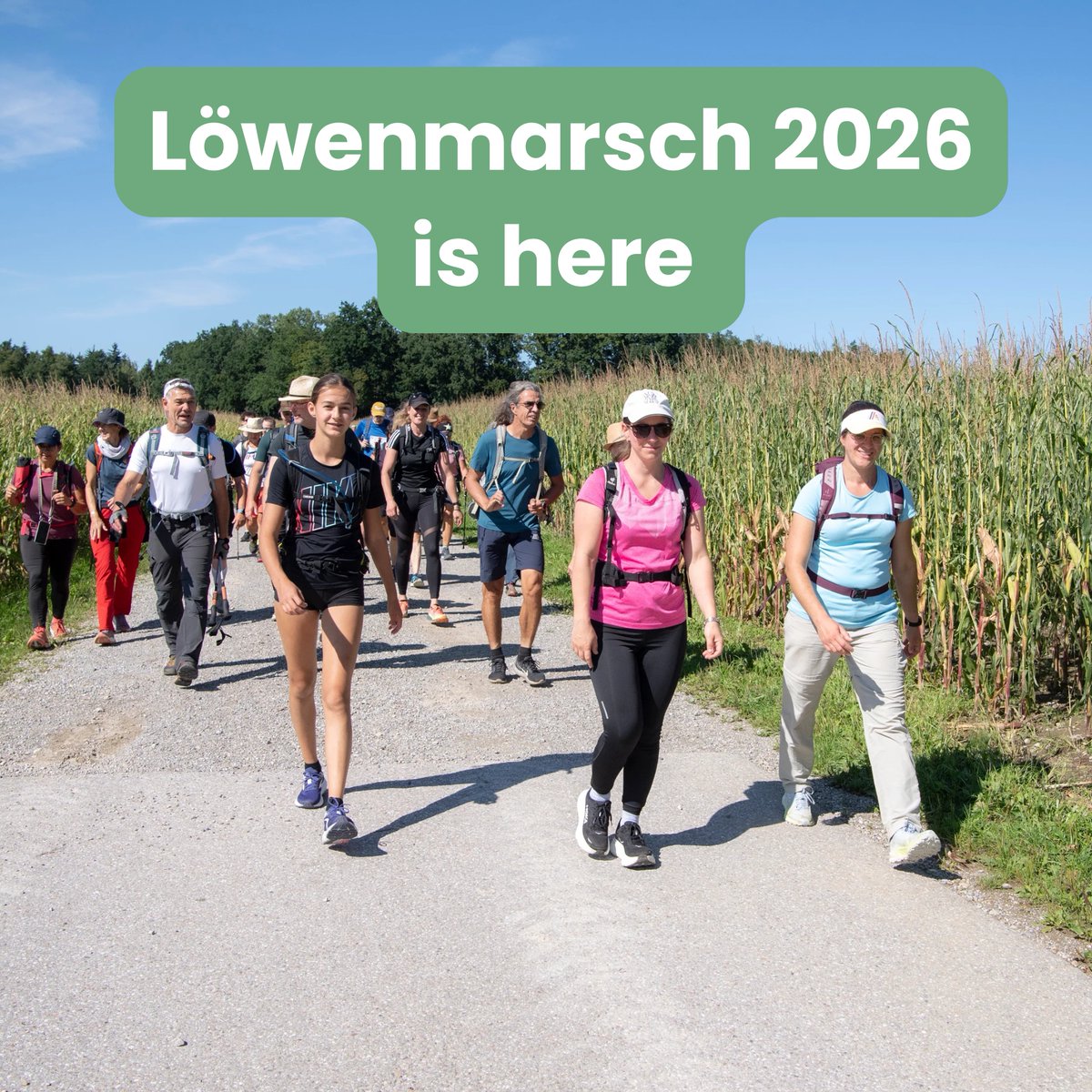 learning_lions's tweet photo. Löwenmarsch 2026 is almost here!

In just a few days, our community of hikers, volunteers, and donors comes together for a journey that goes beyond the trail.

Every step on June 6–7 supports education, digital skills, and new opportunities for young people

See you on the trail! https://t.co/3sCgz4oKRF