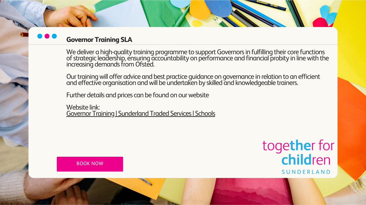 TfCSIS's tweet photo. 📢Our SLA’s for the next academic year are now live! You can purchase online via our traded services website: https://t.co/9IyWPIr7HF
Take a look below at our Governor Support SLA available 👇🏼 https://t.co/ZRKjsqMDKR
