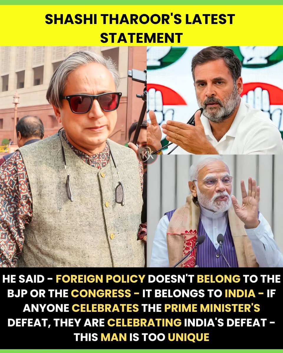 smkumarlakshmi's tweet photo. SHASHI THAROOR'S WORDS ARE 💯 TRUE 🔥✅️ https://t.co/8YDRghSs2H
