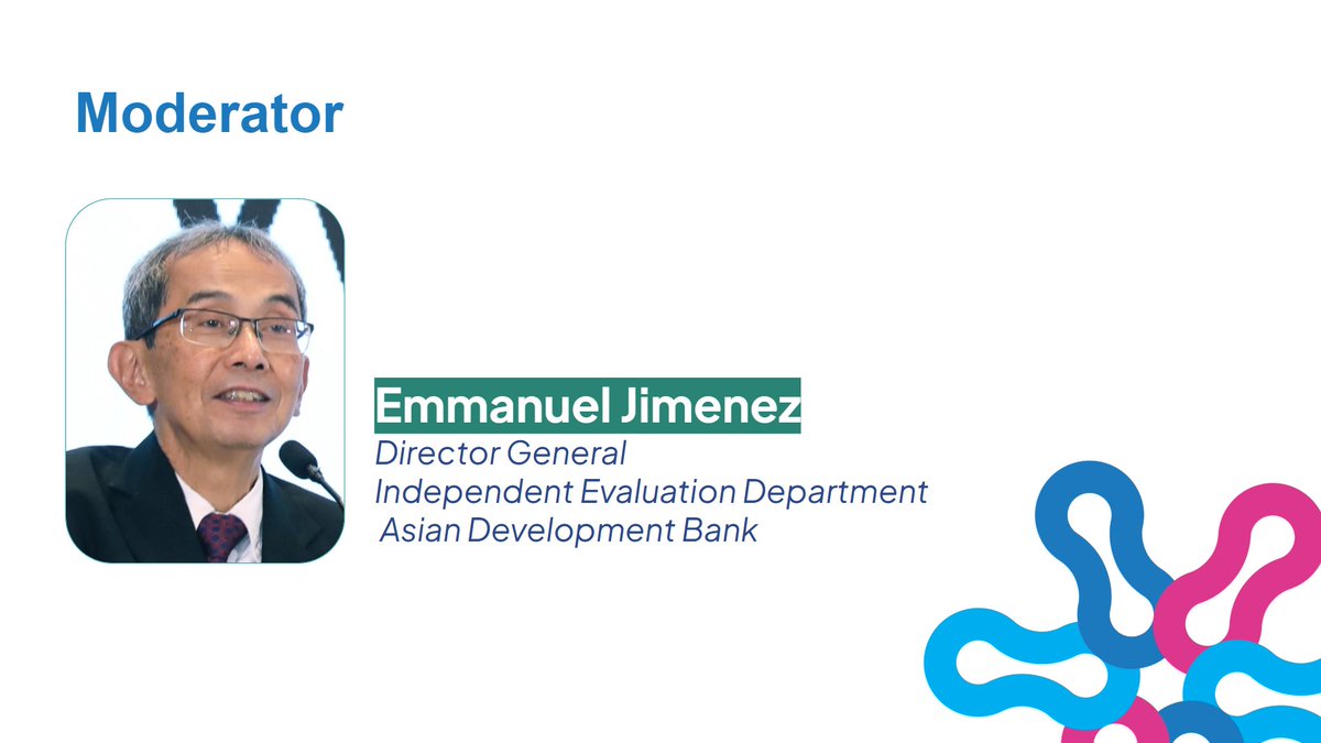 APEAeval's tweet photo. 🎙️ "The time to strengthen evidence-informed decision-making is now."

Emmanuel Jimenez, Director General @adbevaluation, moderated today's webinar &amp; welcomed participants  to this timely discussion on advancing #TokyoCallForAction &amp; building stronger national evaluation systems https://t.co/j4wprpuQuU