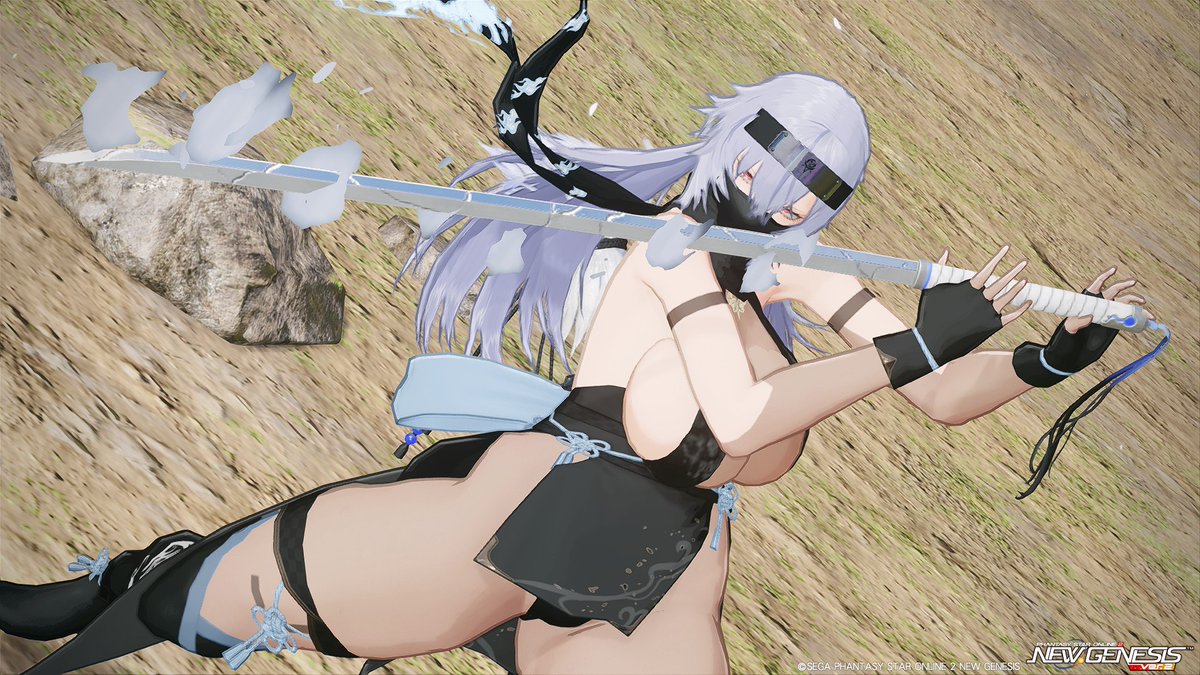 ship8_Rakishisu's tweet photo. #PSO2NGS #PSO2NGS_SS
新武器のコウゲンセイシリーズ良いね～和風武器で戦闘時の白い炎のエフェクトもカッコいい〜ということでコウゲンセイに合わせた忍者コーデ(∩´∀｀)∩ https://t.co/W94LWixKKB
