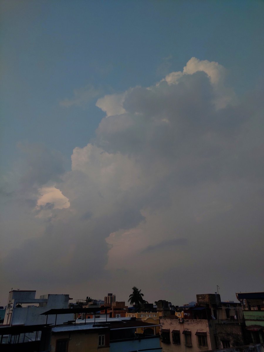 dass_akash's tweet photo. How long this Cumulonimbus cloud could be  taking the entire sky in the horizon?
2026/026 https://t.co/ZnV5LRS93U