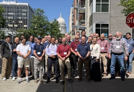 TIAonline's tweet photo. Great group in Madison! 🙌

A big thank you to everyone who joined the TR-42 engineering committee meeting this week - in person and virtually. We  really appreciate the time, ideas, and collaboration you brought to the table. 

Learn more about TR-42: https://t.co/B0MdoXOzze https://t.co/nyJisiVQyf