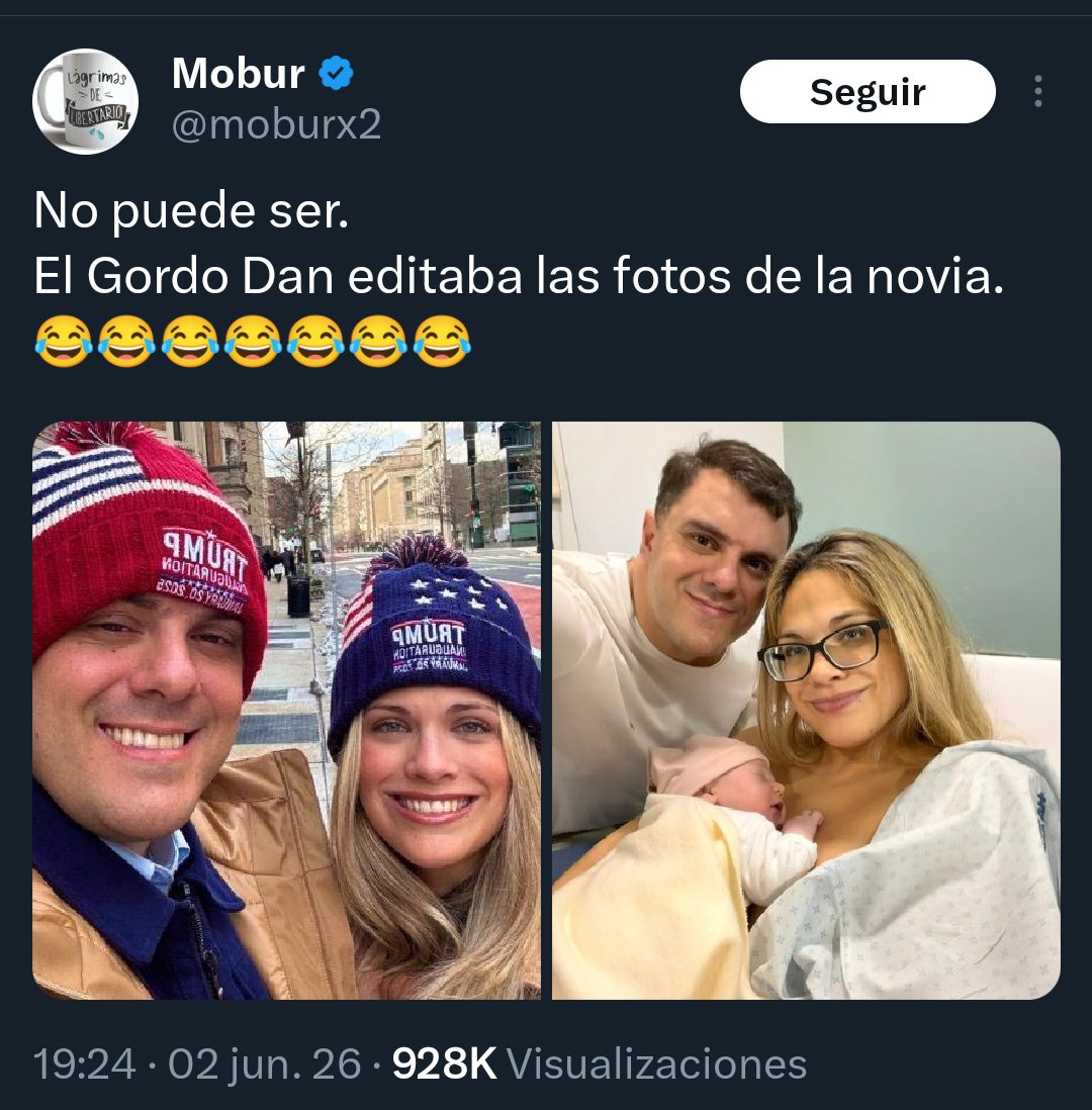 XFilesArgentin's tweet photo. La mujer de Maxi López sigue rubia después de parir..que raro no?
Comete la funada gordo forro, y volve a postear los datos de mi hijo en X.. https://t.co/QsmT0yxpGc