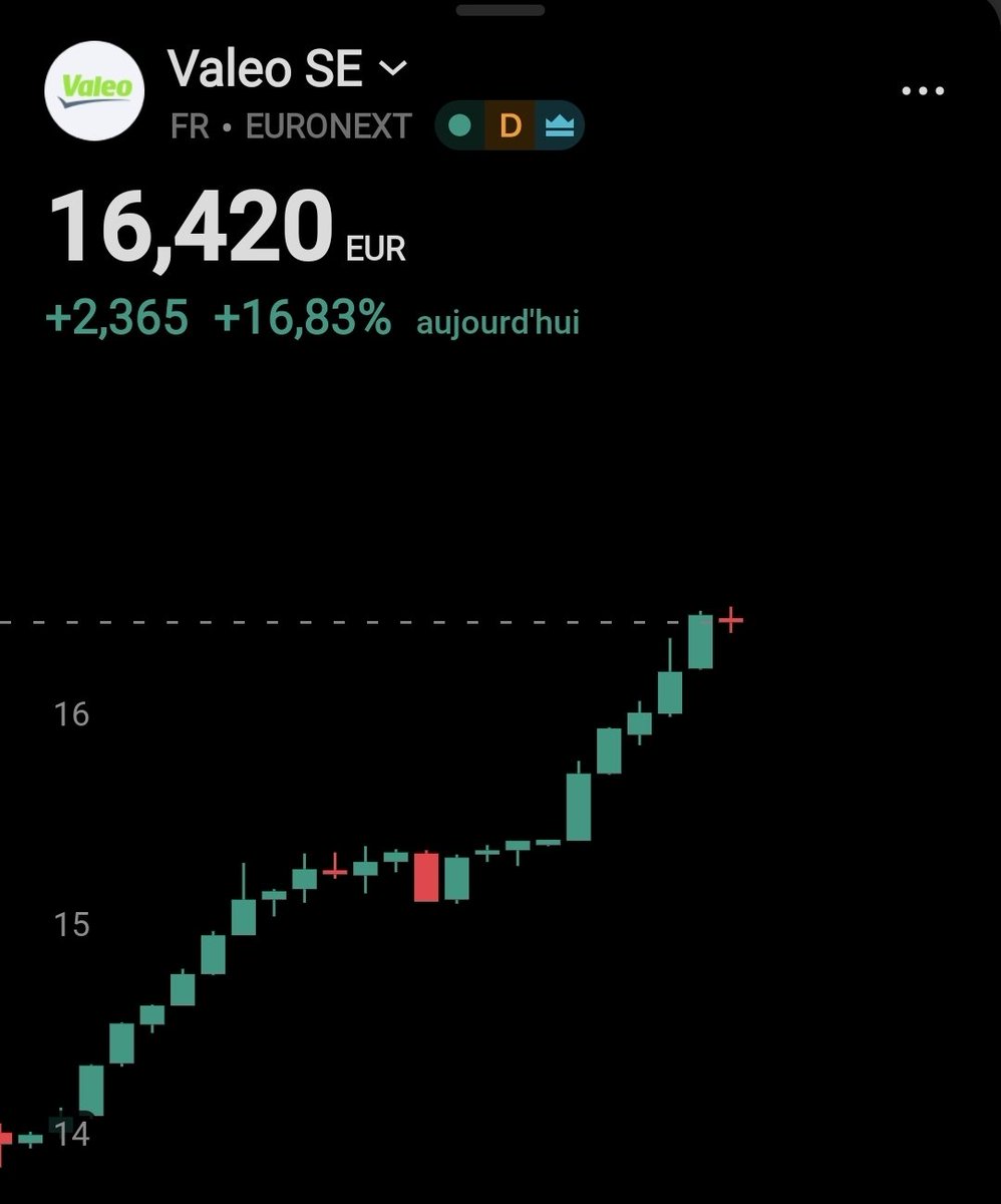 capitify's tweet photo. Ok, je crois qu'on n'est plus tout seuls sur Valeo maintenant 😅 $FR https://t.co/x9SsFwQGIU