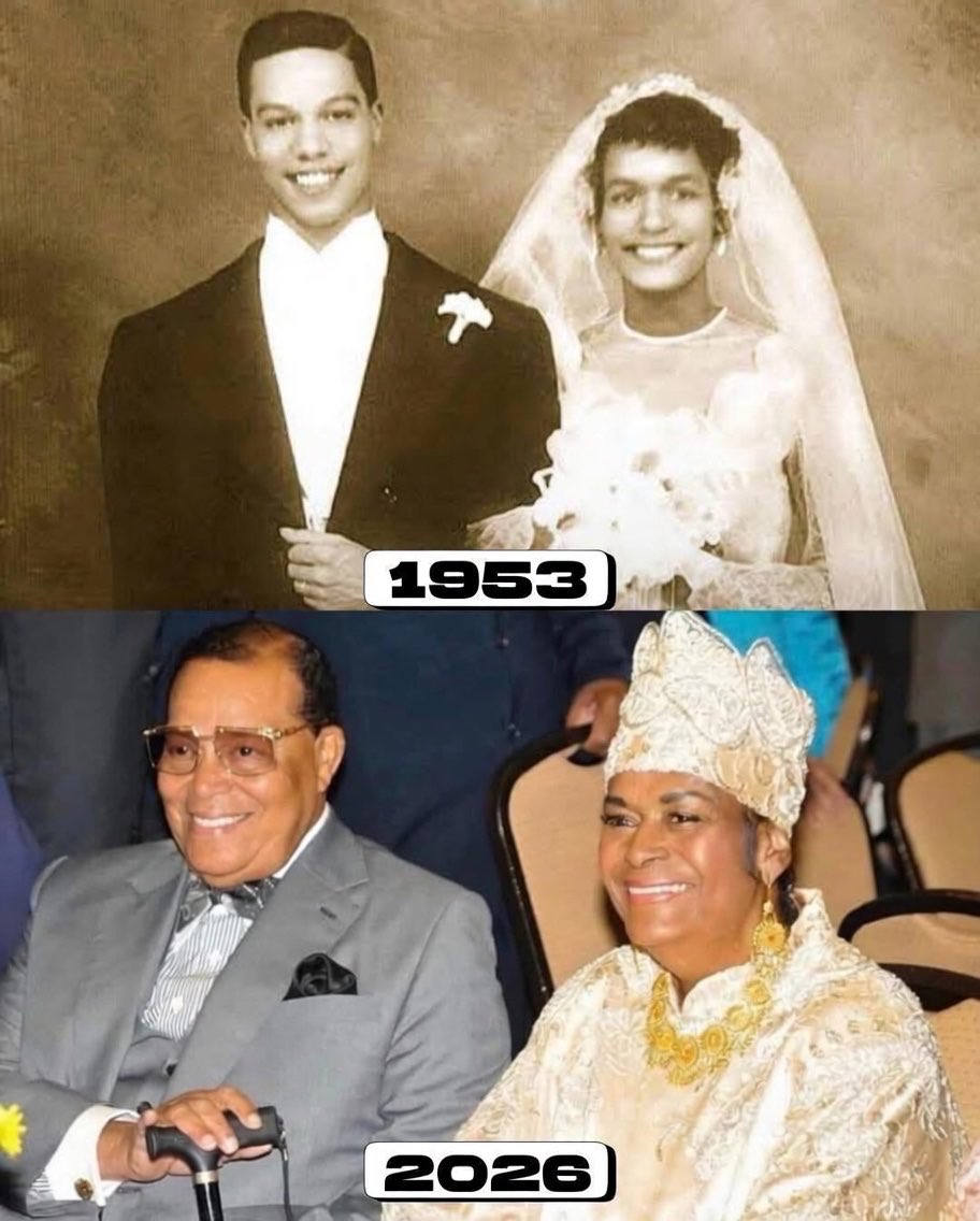 freakoutsideofx's tweet photo. Louis Farrakhan and and his wife Khadijah Farrakhan celebrate 73 years of marriage ❤️ https://t.co/1N0FGS8ADR
