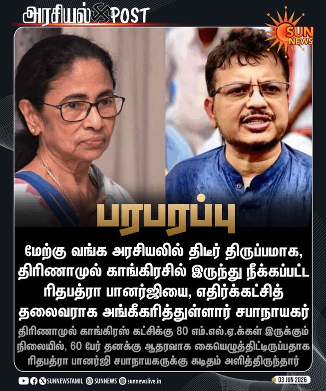 ravikchandar's tweet photo. சொன்னா பலருக்கு புரியாது!
மாநிலக் கட்சிகள்ல தலைவர்கள் வாரிசுகள ஏன் வளர்த்து விடறாங்கன்னாஇந்த மாதிரி சம்பவங்கள்தான் காரணம். 
பல கட்சிகள் அழிந்தும் போய் இருக்கு! https://t.co/z0f0PvnuEr