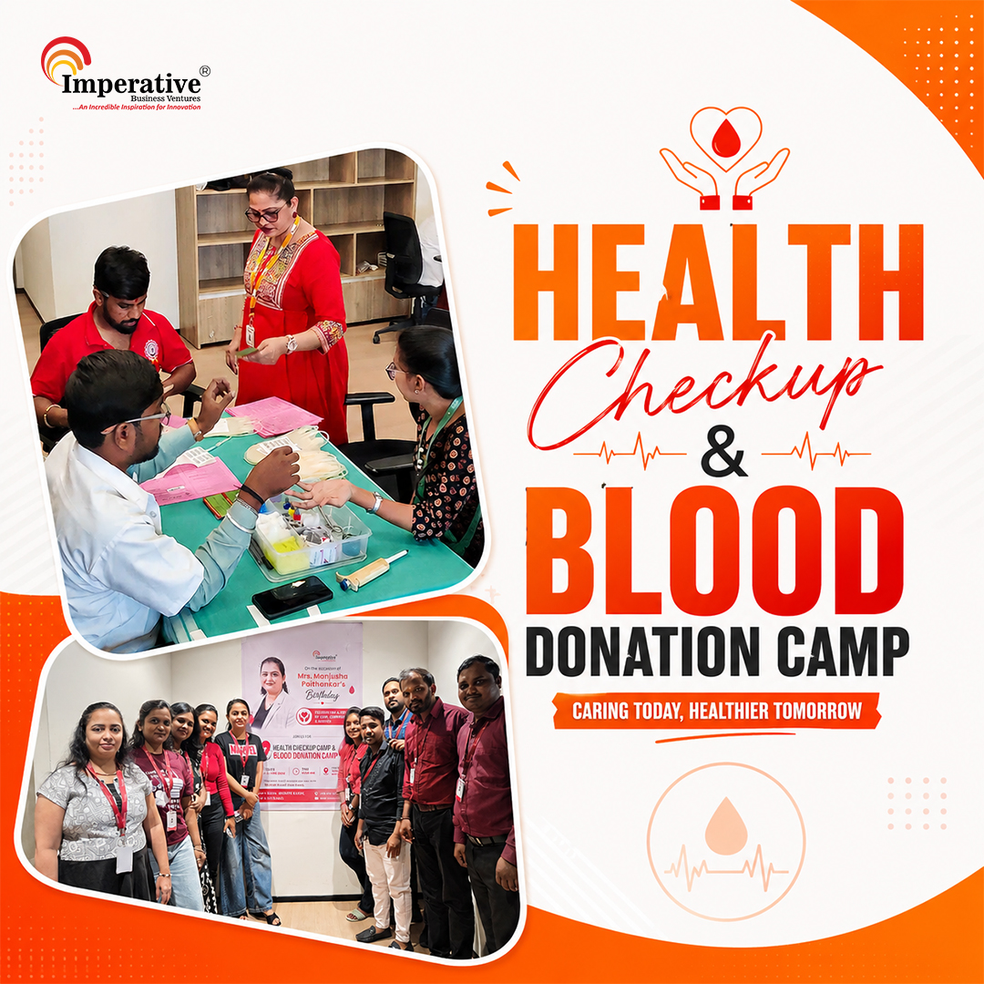 Imperative024's tweet photo. 🎂 Celebrating the birthday of our Founder &amp; Chairperson, Mrs. Manjusha Paithankar.
🏆 RNR Awards | ❤️ Blood Donation Camp | 🤝 Team Celebrations
A day of recognition, care, and togetherness.
🌐 https://t.co/bbg4KIBsTd
#RNR2026 #TeamSpirit #Leadership #ImperativeBusinessVentures https://t.co/Cyc0Ph0XSr