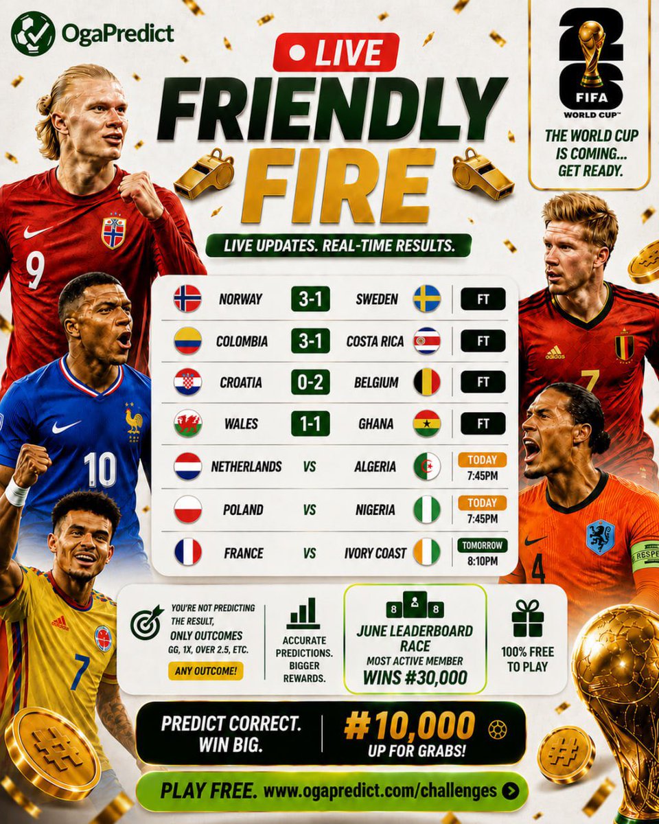 ogapredict's tweet photo. More than halfway through the Friendly Fire challenge 🧗‍♂️

It’s still anyone’s game 🔥
Can anybody make a dramatic comeback?👀 https://t.co/eTarDsEcmS