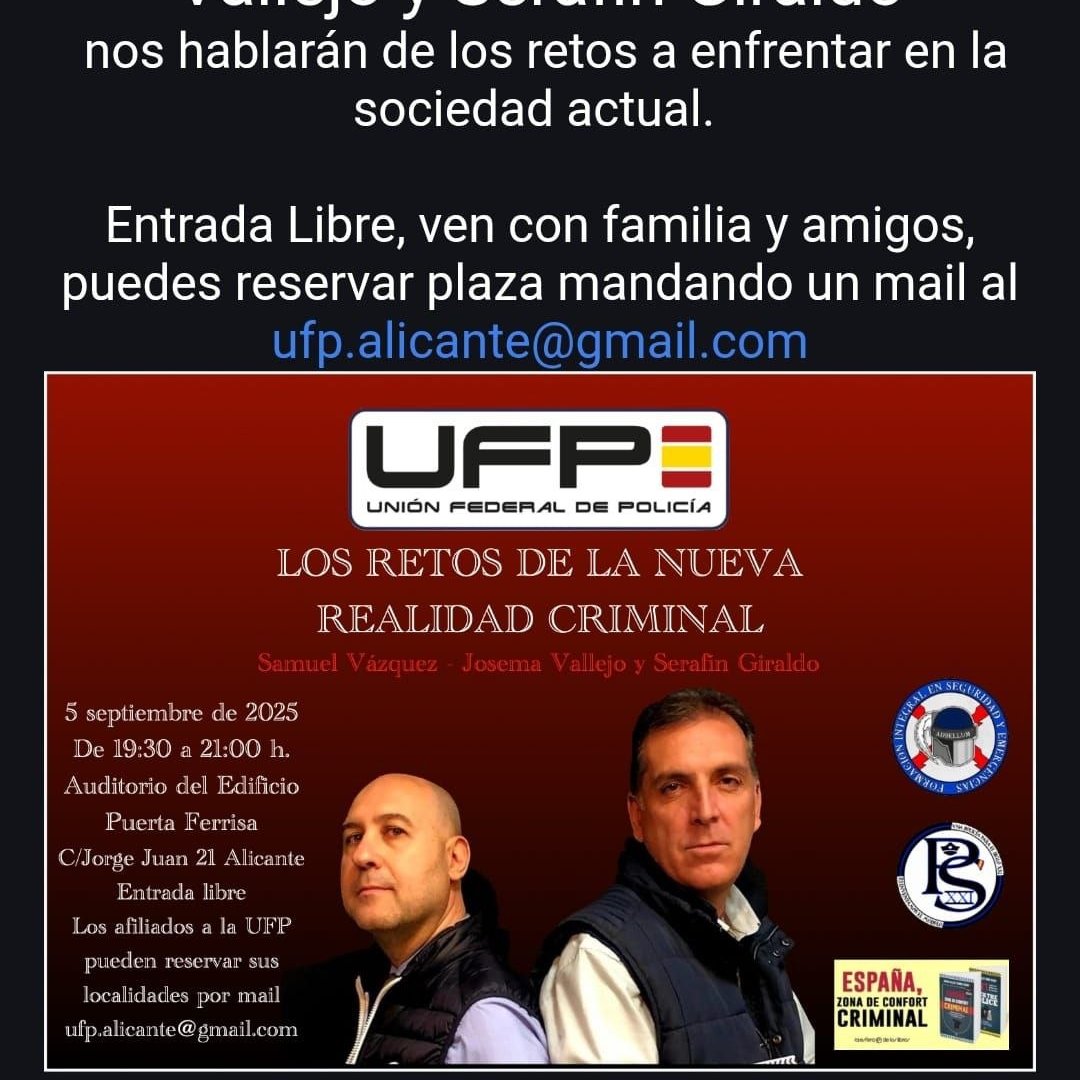 JulianMaciasT's tweet photo. Alguno se sorprende que sindicatos como UFP hayan defendido la agresión a la maestra jubilada en Valencia.
Las personas a las que invitan para su formación son al nº1 de VOX por Huesca y al Portavoz Nacional de Seguridad e inmigración de VOX, ambos colaboadores de Iker Jiménez. https://t.co/EFxk1TGJC8