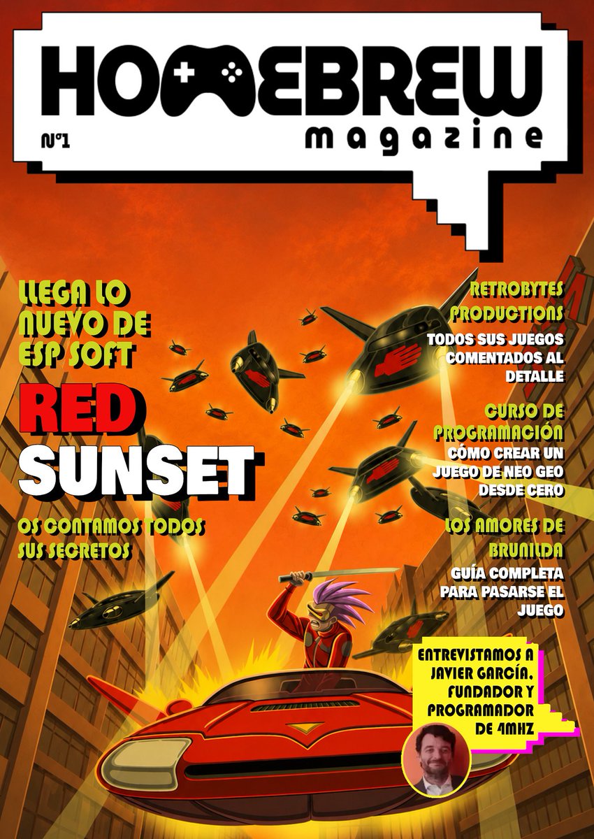 homebrewmag's tweet photo. Próximamente publicaremos en papel una revista periódica dedicada íntegramente a los videojuegos #homebrew de todos los sistemas y todos los países gracias a un equipo humano excepcional.

Nota: la portada y su contenido no es real, solo una prueba de cómo podría ser. https://t.co/FXEbxOWiDv