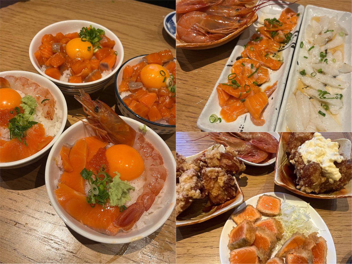 chansira___'s tweet photo. おとうふちゃんとサーモン欲🧡 https://t.co/0tsFRZKXC1