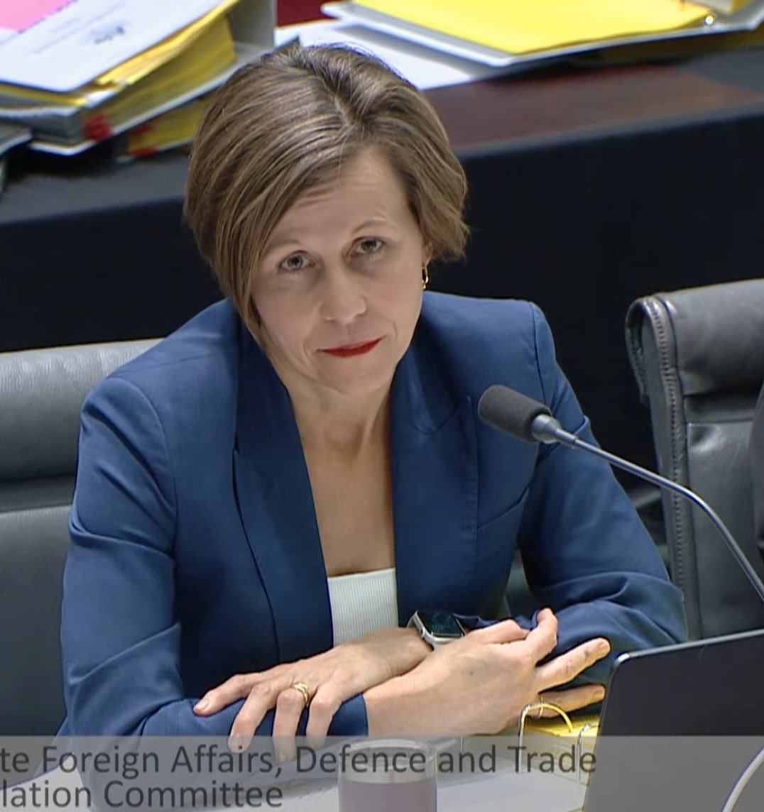SaraJade_13's tweet photo. #Pocock “Minister what do you…say about..golf course renegotiated for 5yrs then sold, it doesn’t seem like good faith.”
#McAllister “What’s your question Senator?” BL patronising smirk, chin raise arrogance. “Do you have a question for me?” little girl voice. “Do you have one?” https://t.co/kLhc7g9SRH